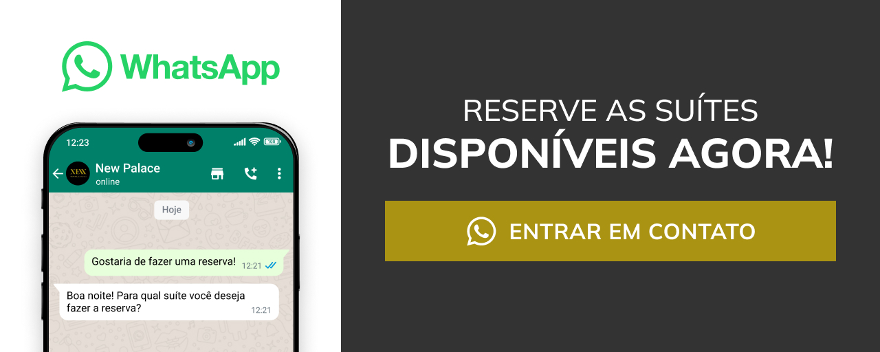 Reserve as suítes Disponíveis agora! entrar em contato